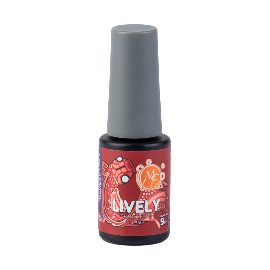 Gel color Uv de 1 paso LIVELY 