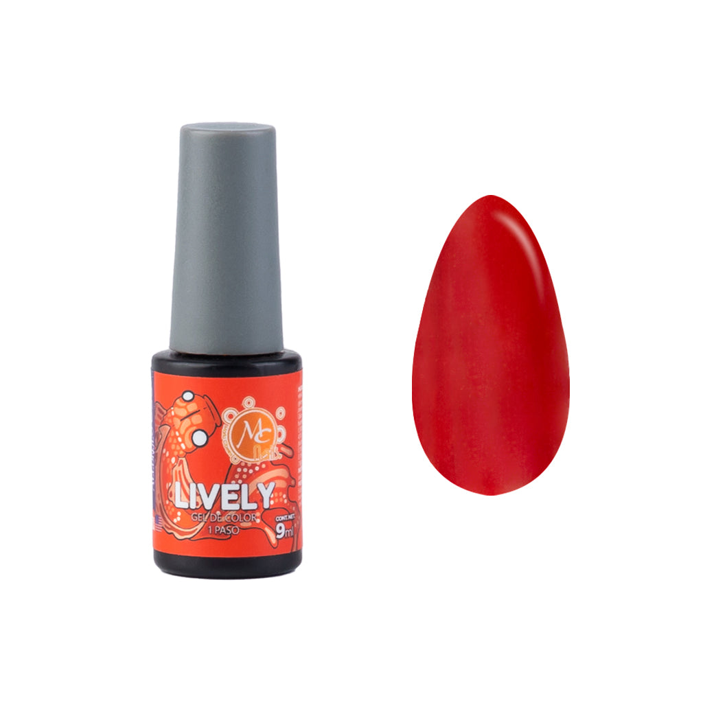 Gel Color Uv De 1 Paso Lively 