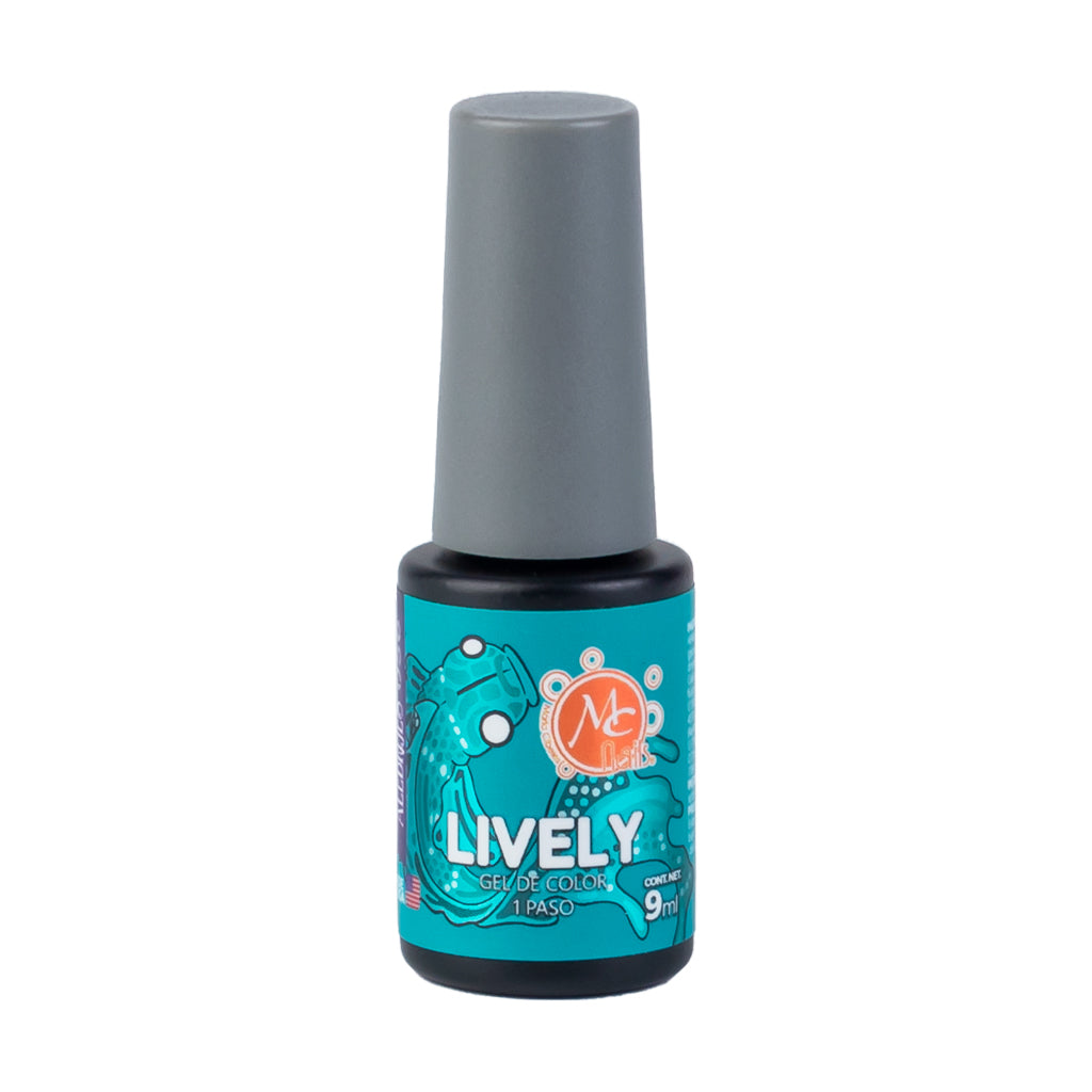 Gel color Uv de 1 paso LIVELY 