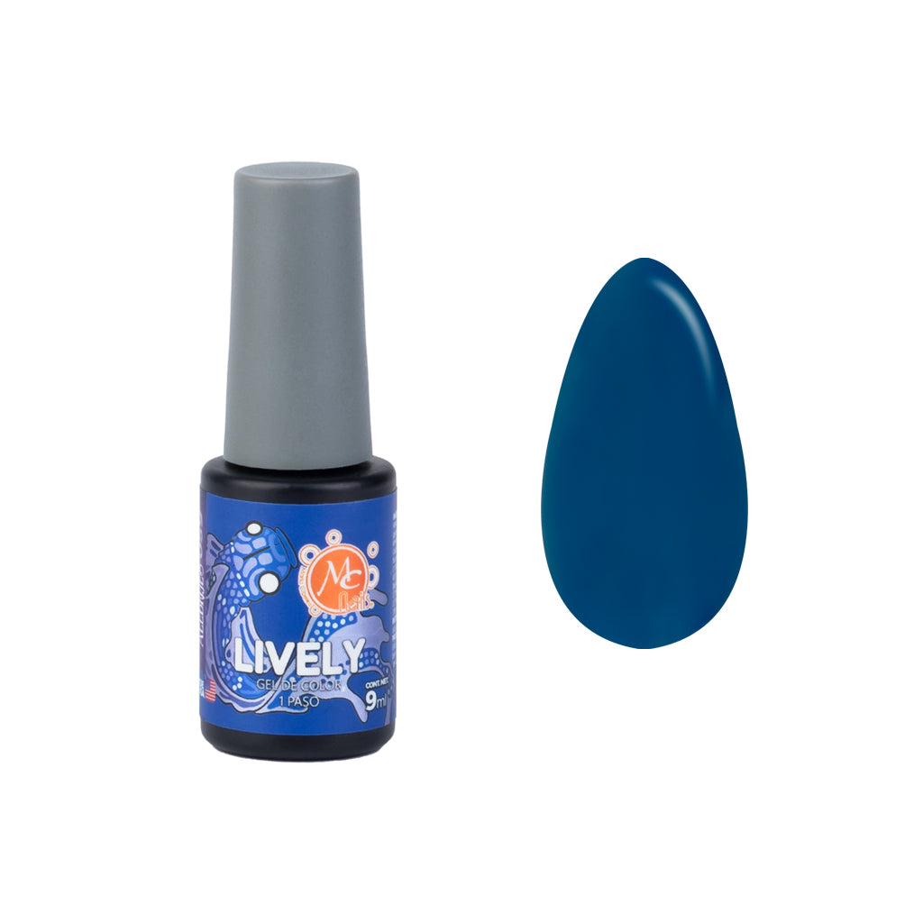 Gel Color Uv De 1 Paso Lively 
