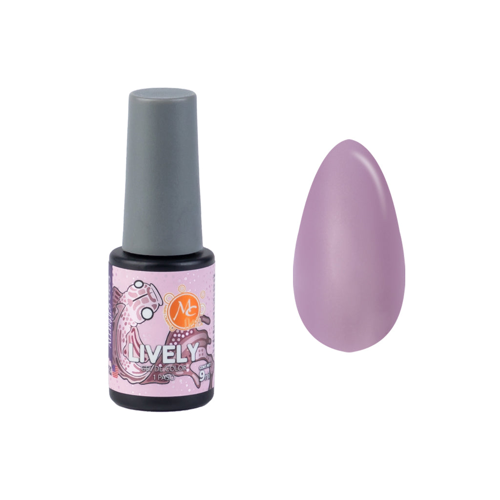 Gel color Uv de 1 paso LIVELY 