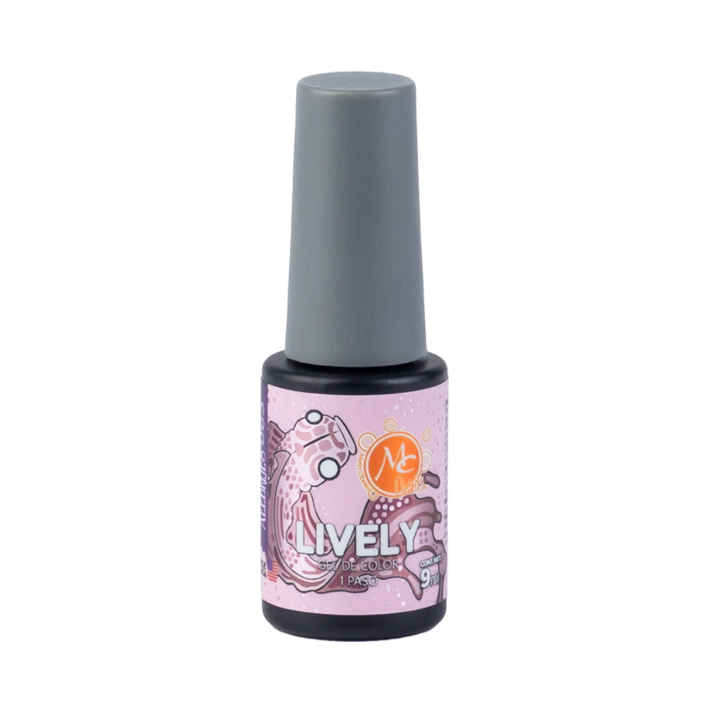 Gel color Uv de 1 paso LIVELY 