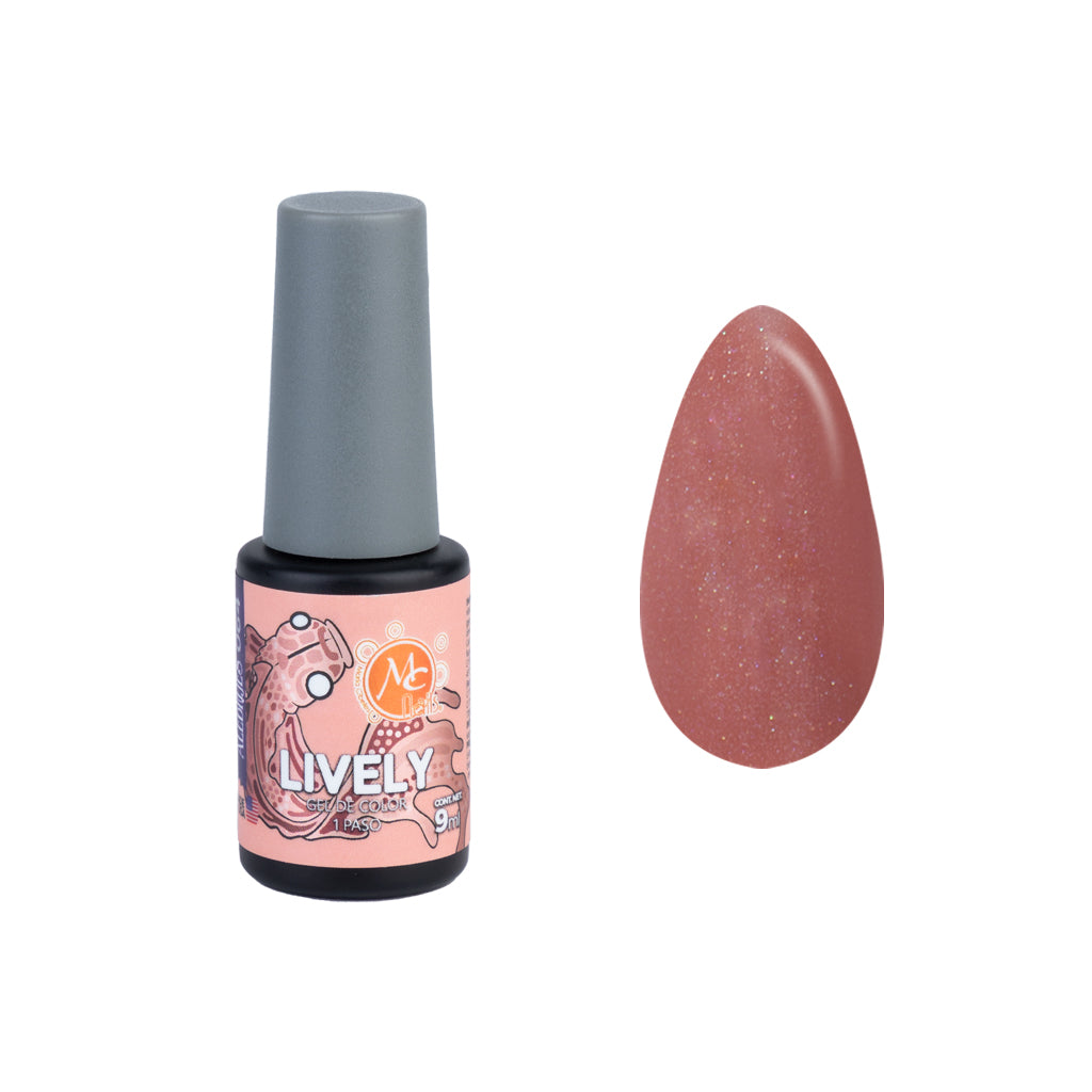Gel Color Uv De 1 Paso Lively 