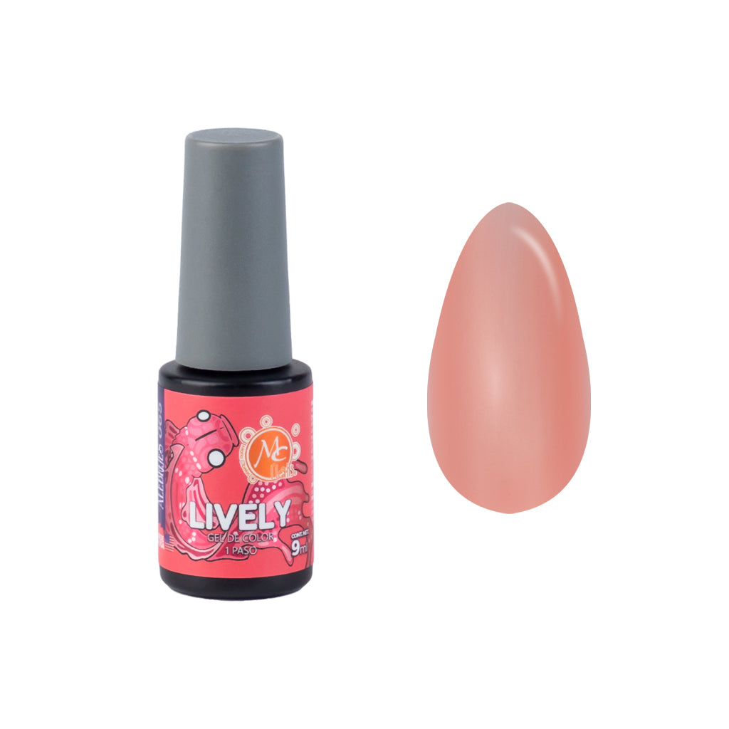 Gel Color Uv De 1 Paso Lively 