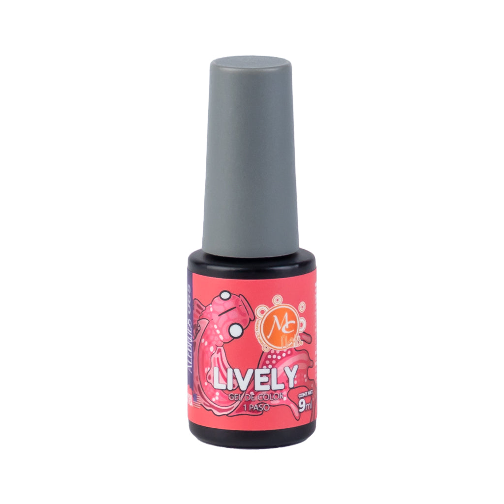 Gel color Uv de 1 paso LIVELY 