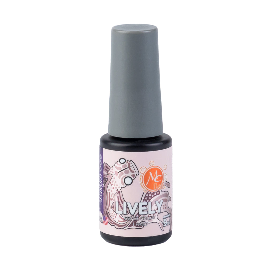 Gel color Uv de 1 paso LIVELY 