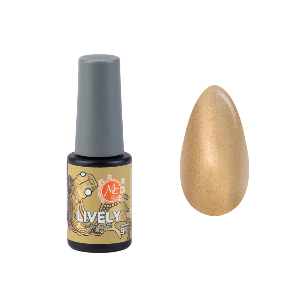 Gel Color Uv De 1 Paso Lively 