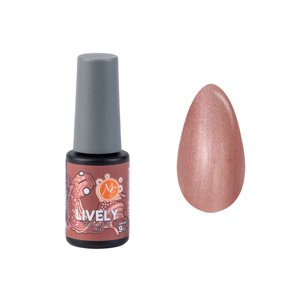 Gel Color Uv De 1 Paso Lively 