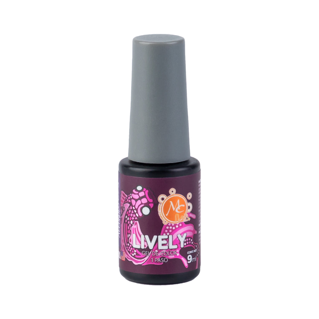 Gel color Uv de 1 paso LIVELY 