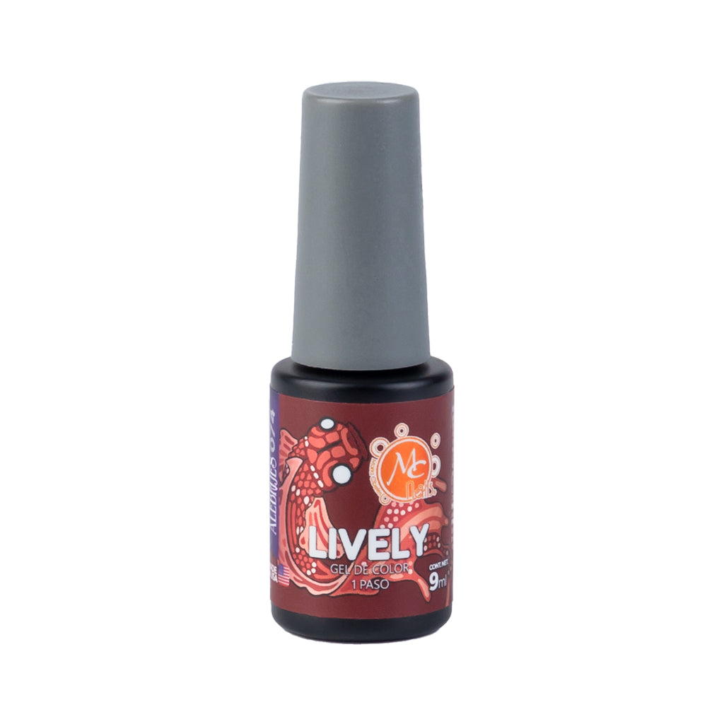 Gel color Uv de 1 paso LIVELY 