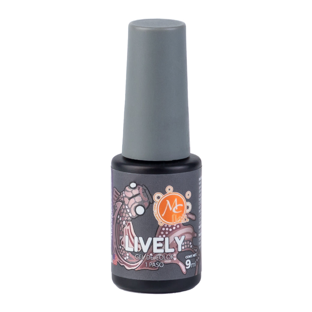 Gel color Uv de 1 paso LIVELY 