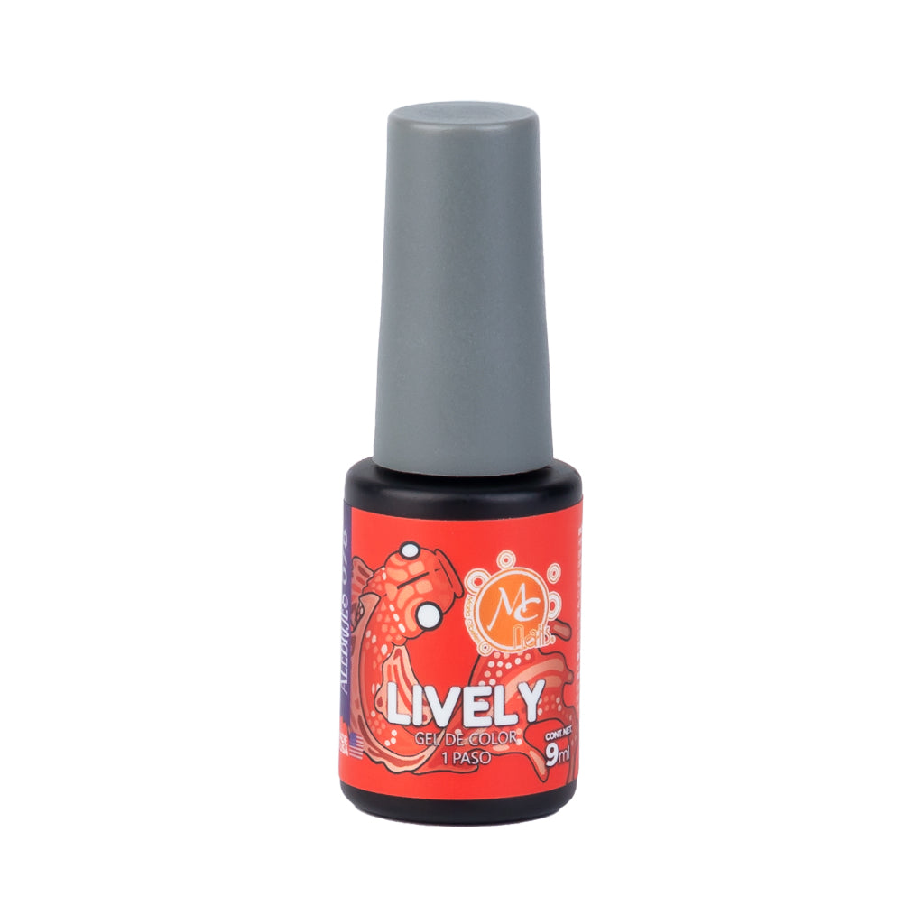 Gel color Uv de 1 paso LIVELY 