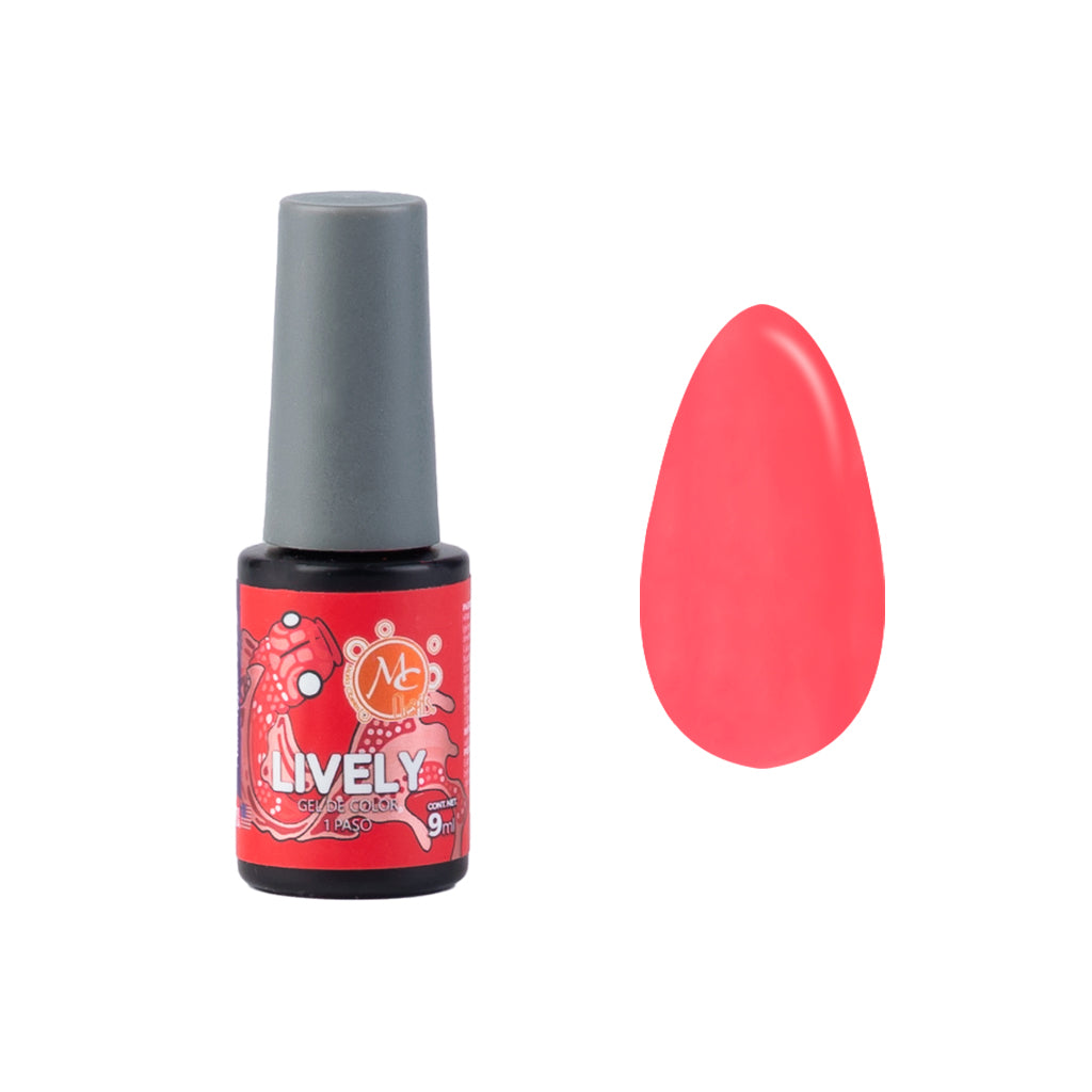 Gel Color Uv De 1 Paso Lively 