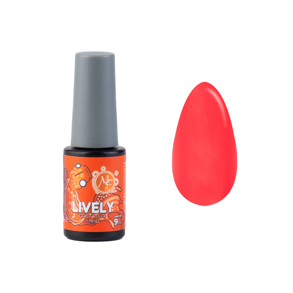 Gel Color Uv De 1 Paso Lively 