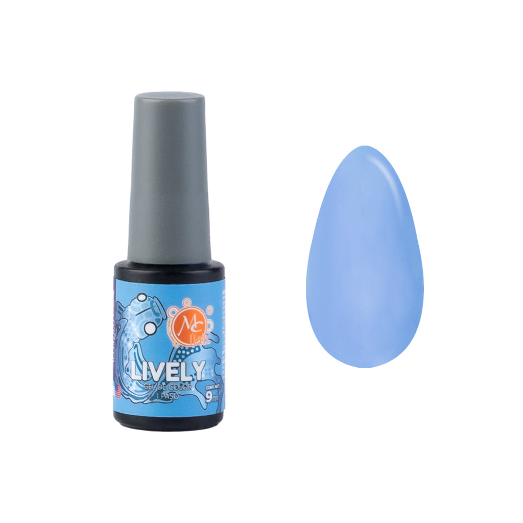 Gel color Uv de 1 paso LIVELY 