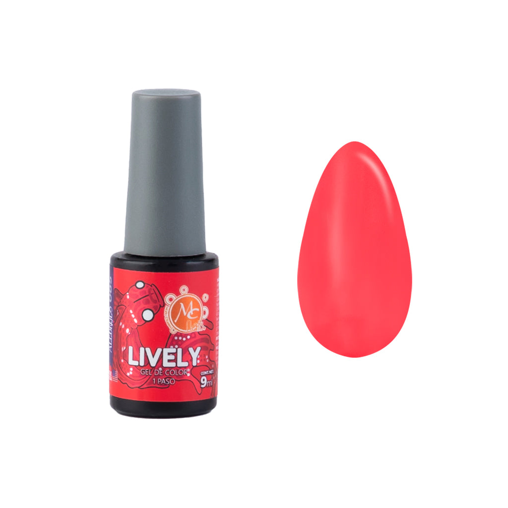 Gel Color Uv De 1 Paso Lively 