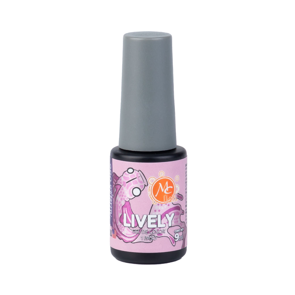 Gel color Uv de 1 paso LIVELY 