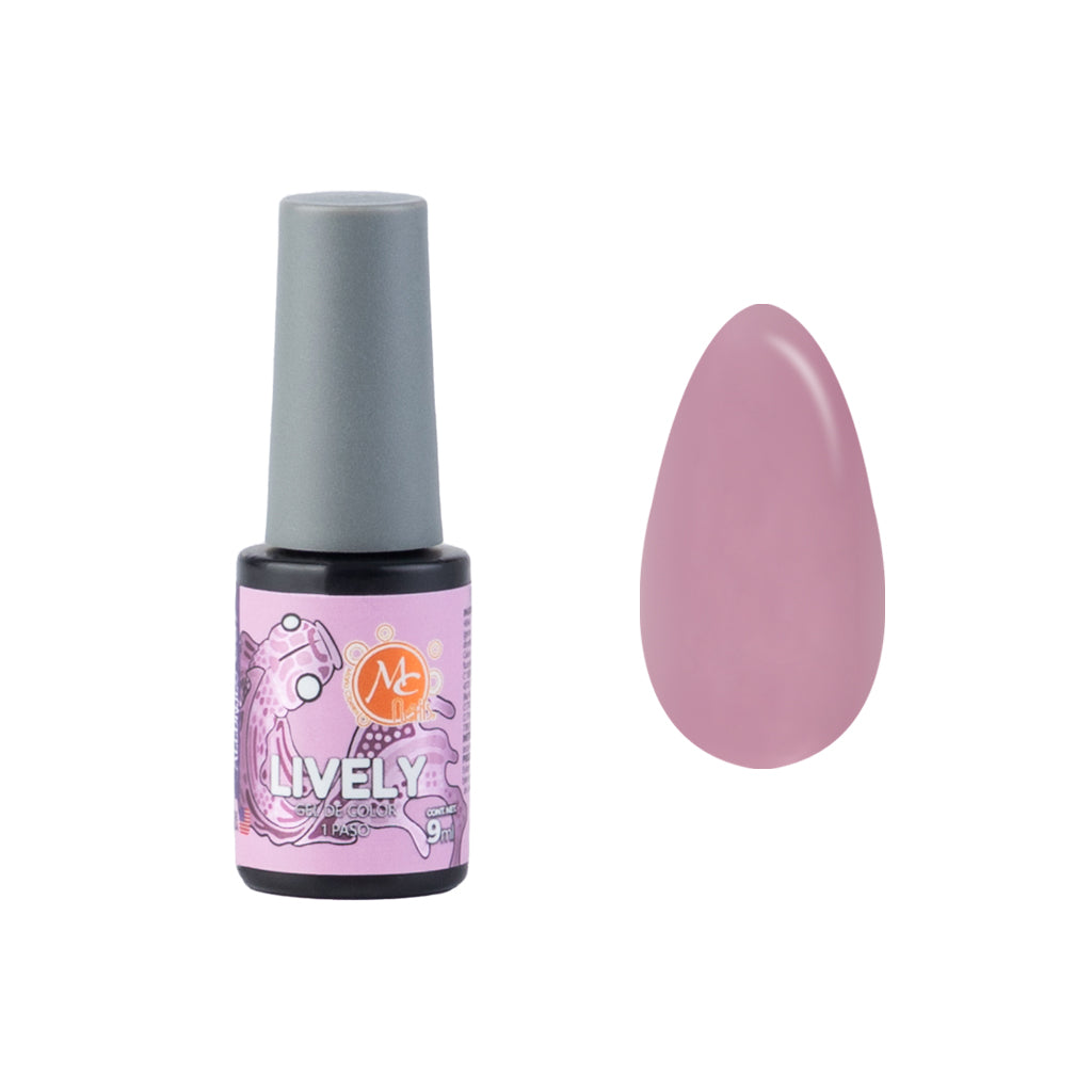Gel Color Uv De 1 Paso Lively 