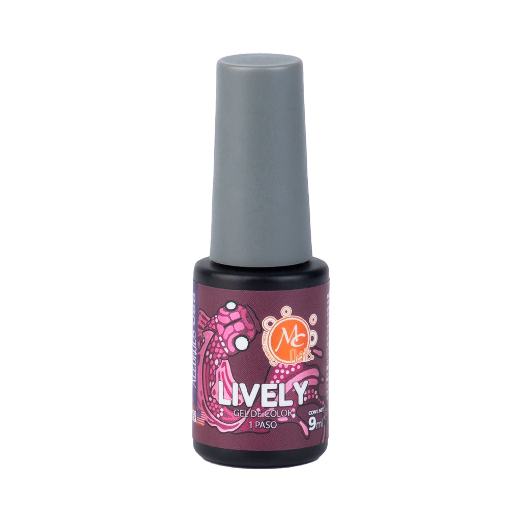 Gel color Uv de 1 paso LIVELY 