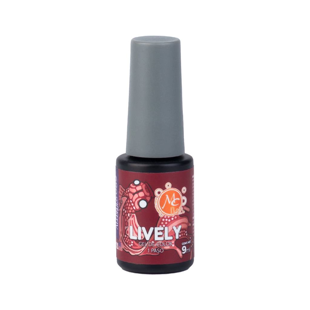 Gel color Uv de 1 paso LIVELY 