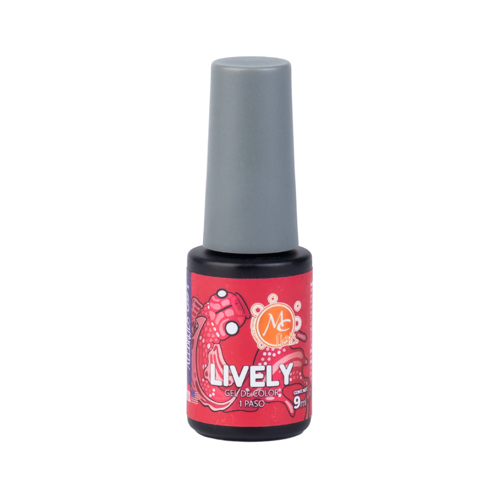 Gel color Uv de 1 paso LIVELY 