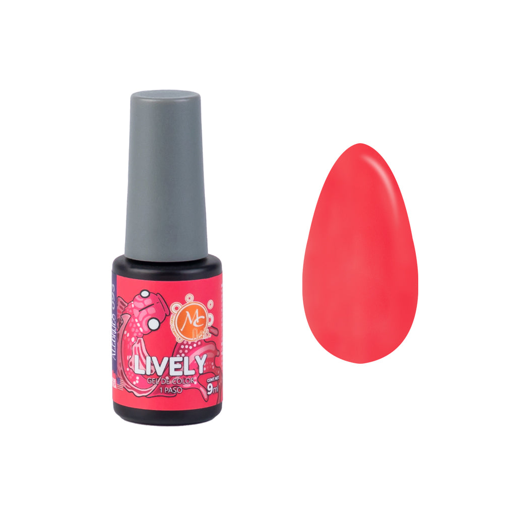 Gel Color Uv De 1 Paso Lively 