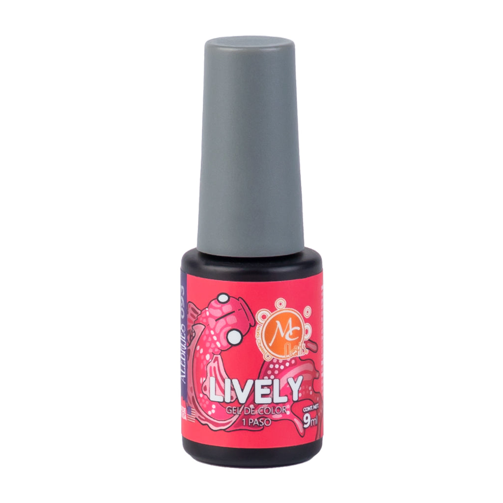 Gel color Uv de 1 paso LIVELY 