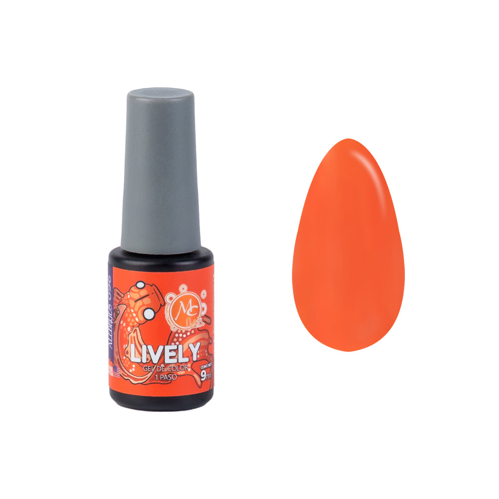 Gel color Uv de 1 paso LIVELY 