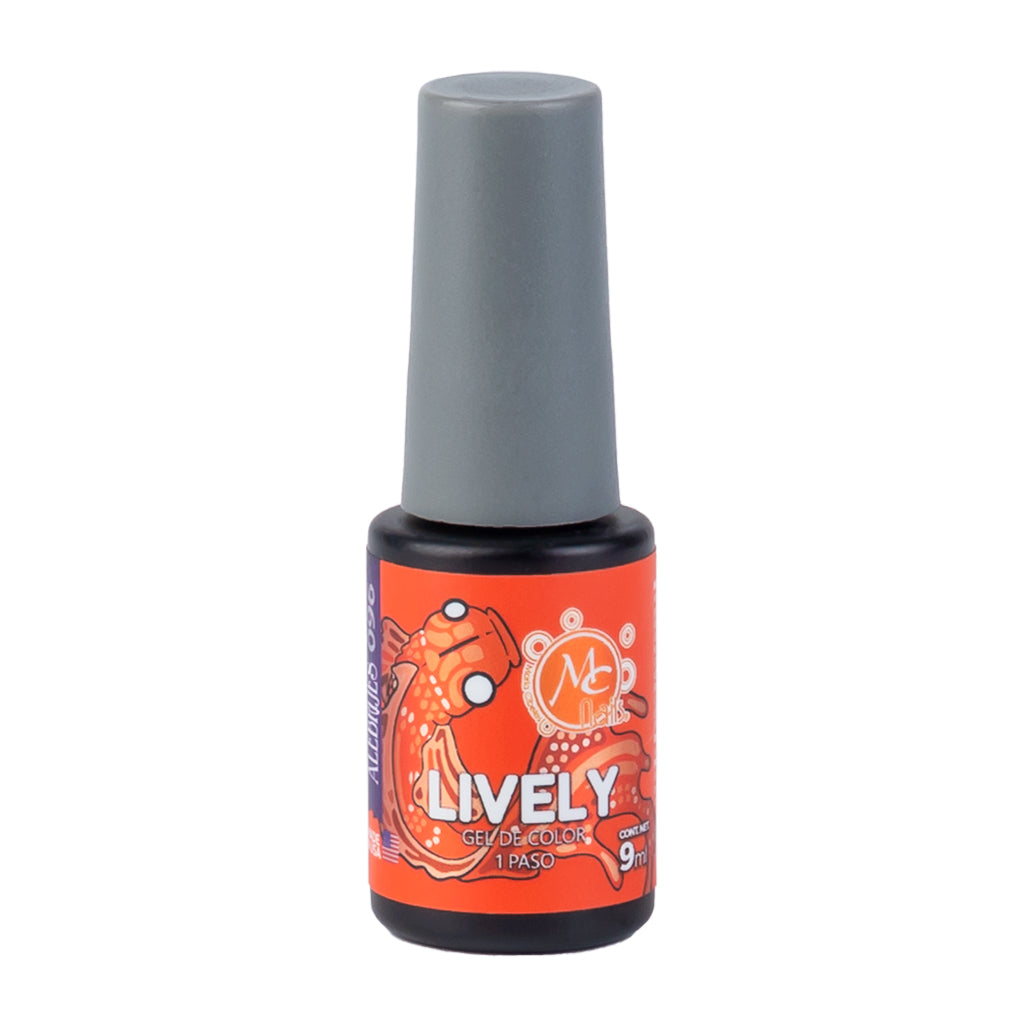 Gel color Uv de 1 paso LIVELY 