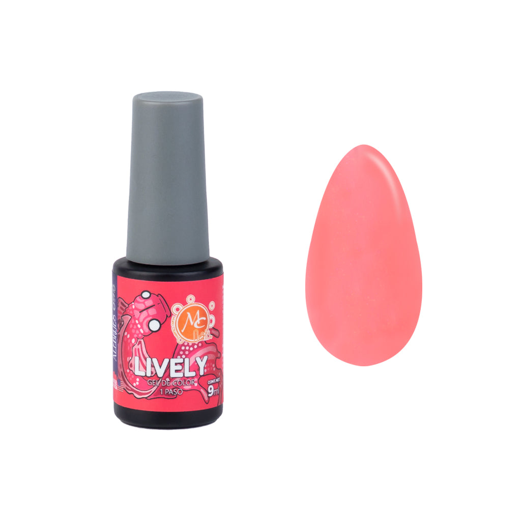 Gel Color Uv De 1 Paso Lively 