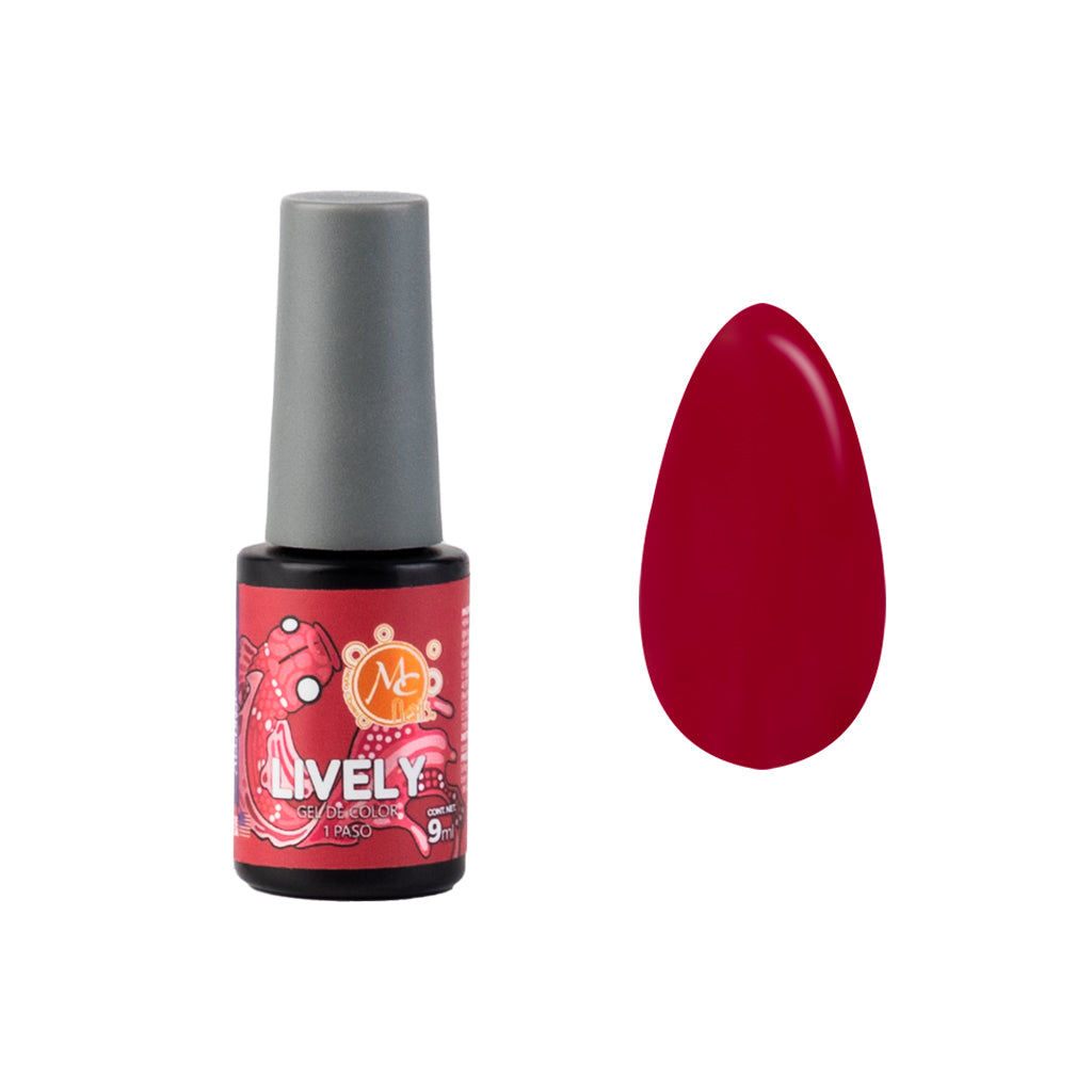 Gel Color Uv De 1 Paso Lively 