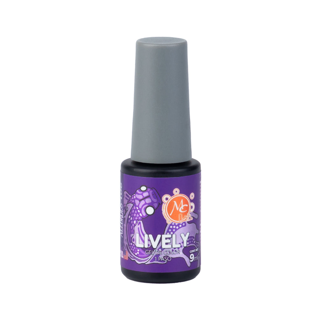 Gel color Uv de 1 paso LIVELY 