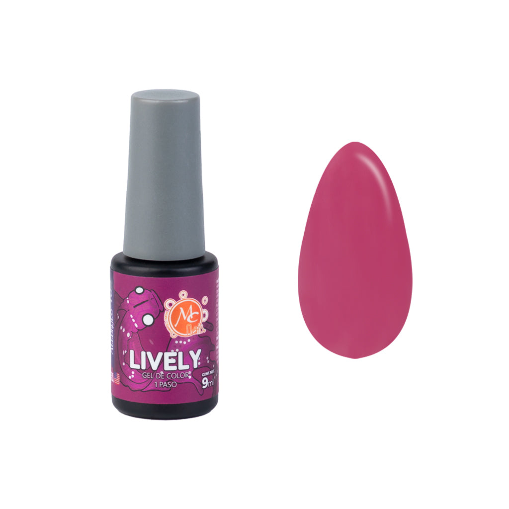 Gel color Uv de 1 paso LIVELY 