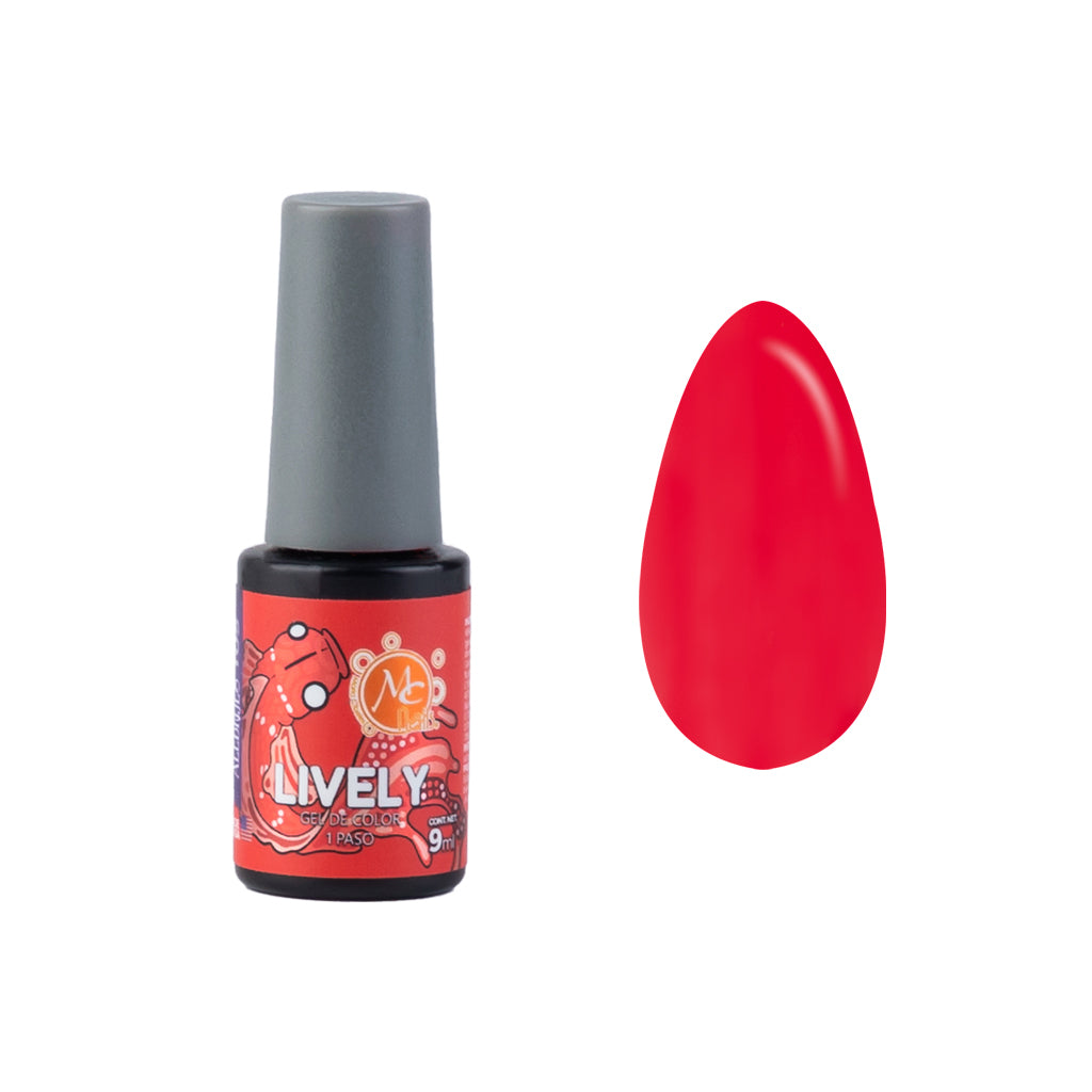 Gel color Uv de 1 paso LIVELY 