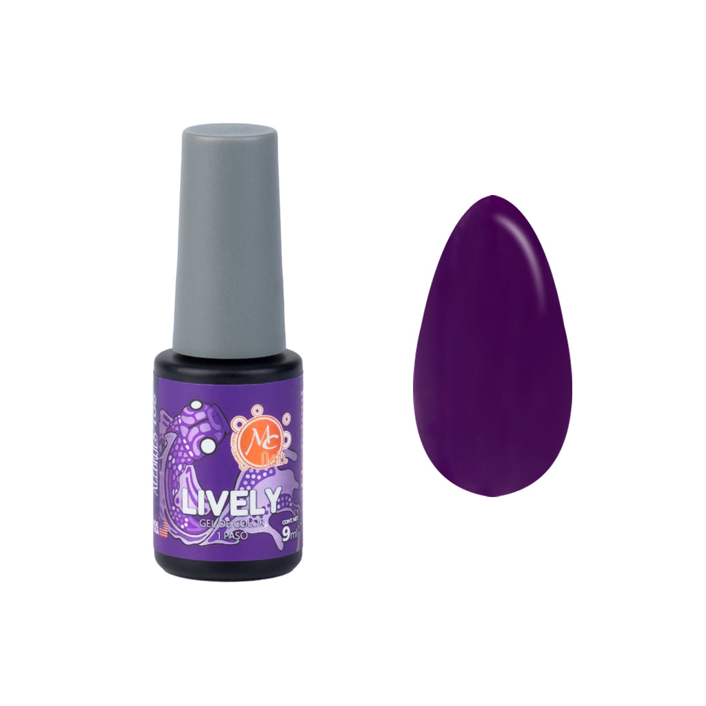 Gel color Uv de 1 paso LIVELY 