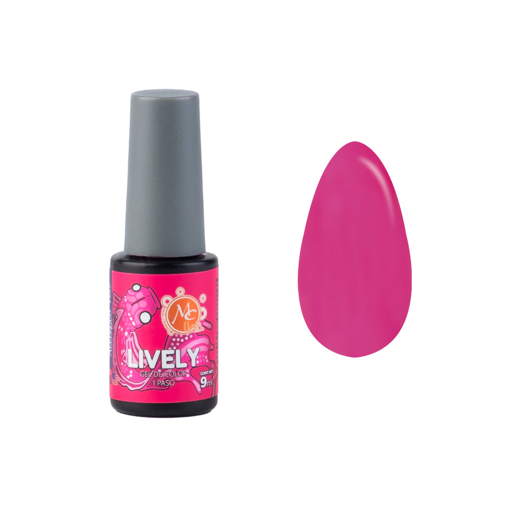 Gel color Uv de 1 paso LIVELY 